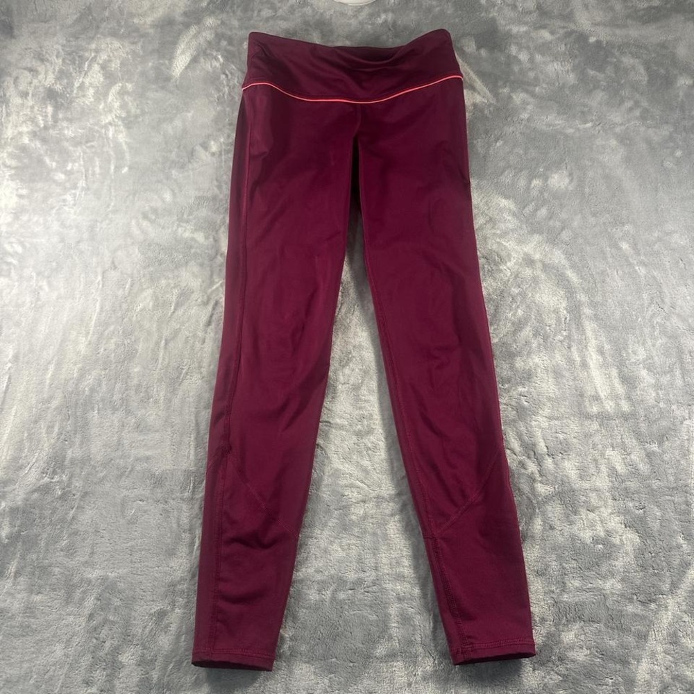 Burgundy Old Navy active leggings